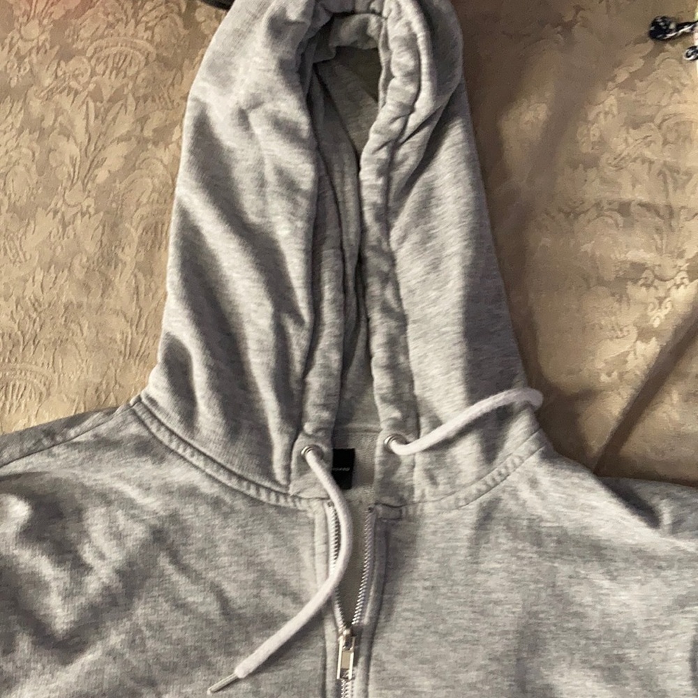 Gray Zip up hoodie
